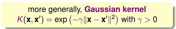 gaussian kernel